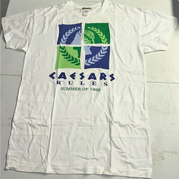 Caesars Rules Summer Of 1998 T-Shirt‎ Vintage 90’s One Size - Picture 1 of 5